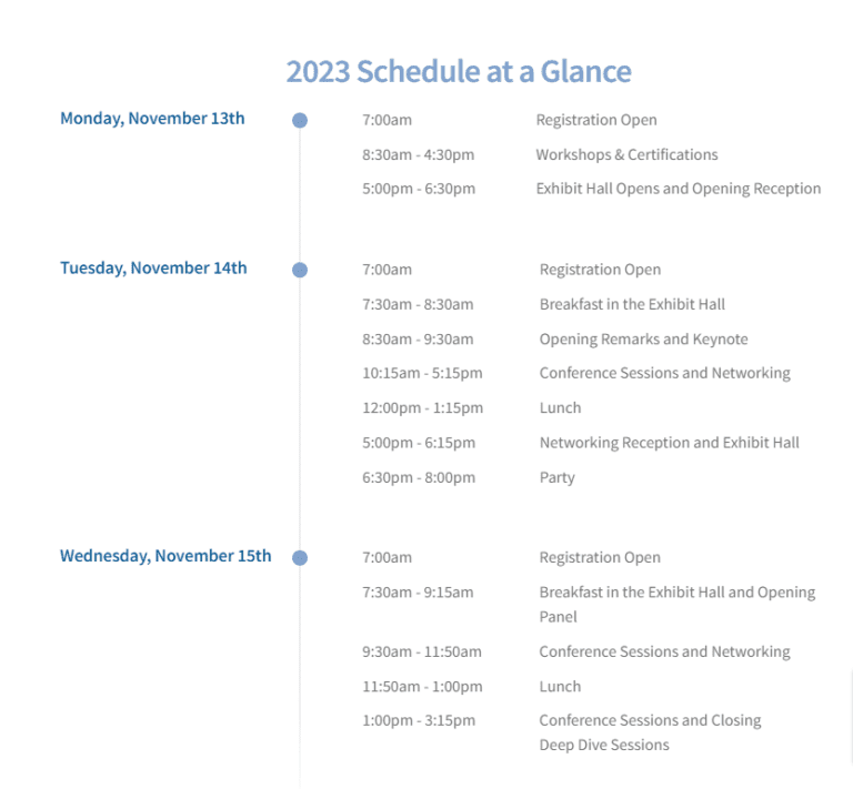 APP2P-Fall-Conference-Expo-Schedule